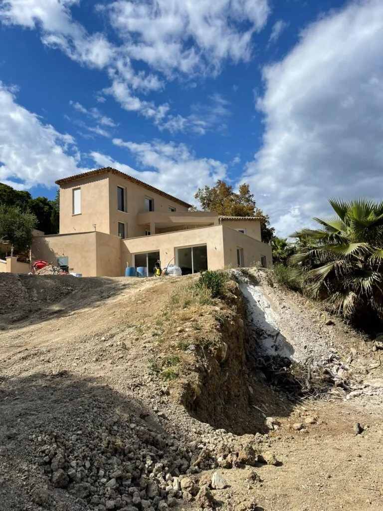 Toutes les etapes reunies en un seul chantier